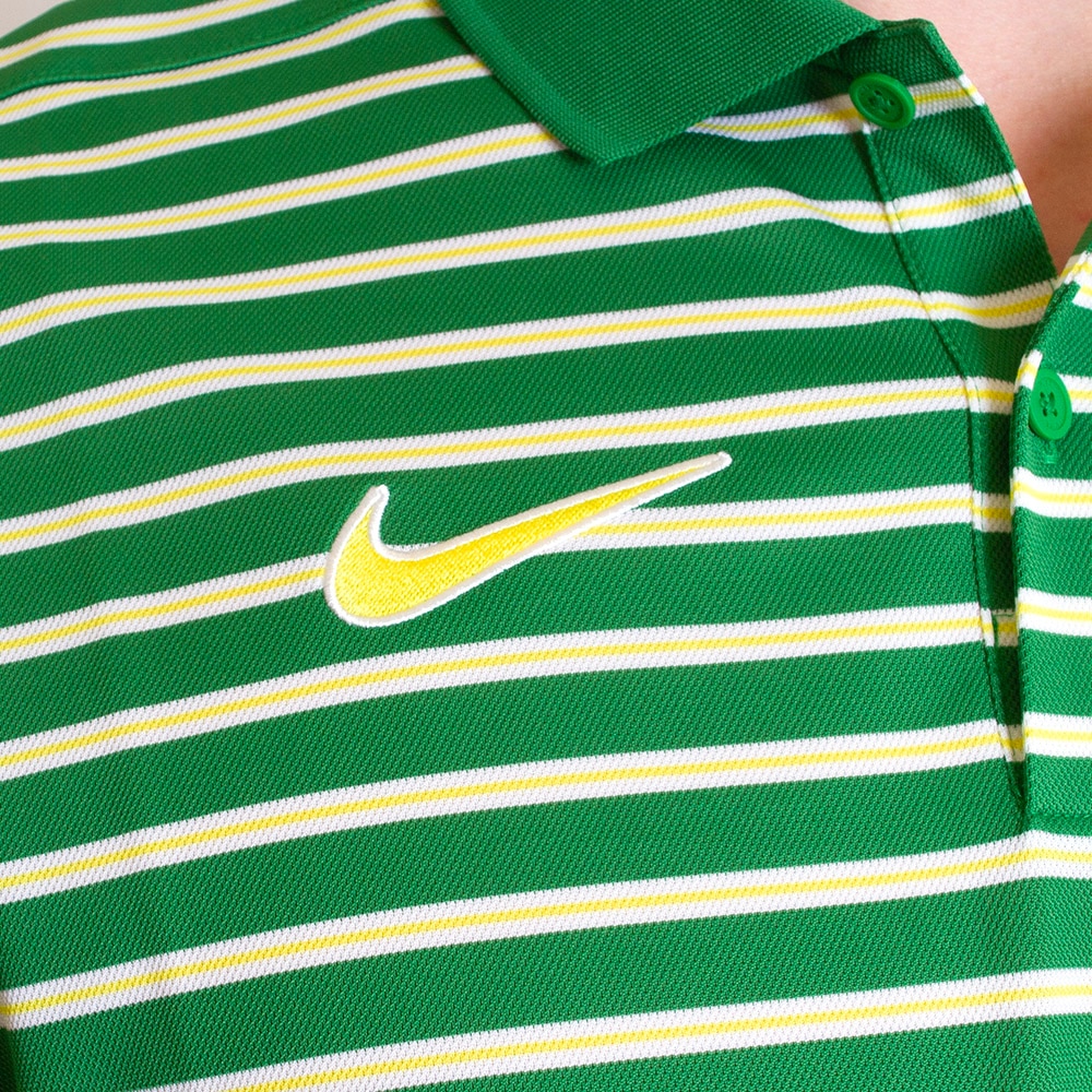 Classic Oregon O, Nike, Green, Polo, Performance/Dri-FIT, Men, Pique, 798507